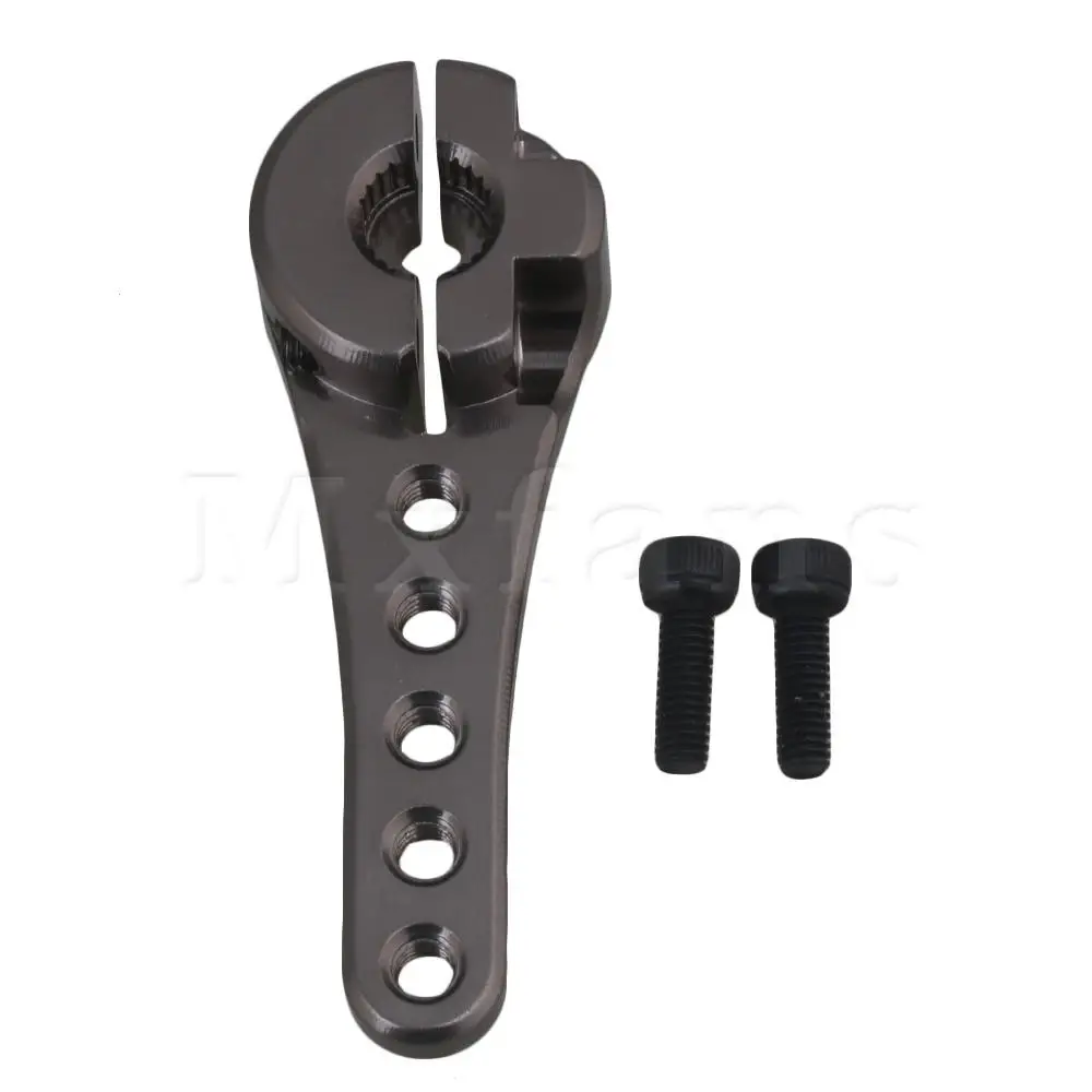 Titanium Color Alloy 25T N10242 Servo Horn Arm for RC1:8 1:10 Model Car