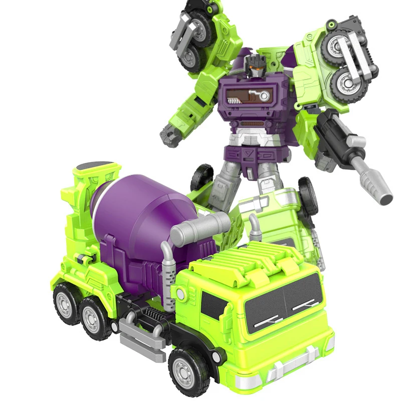 Transformatie Devastator Hercules 6In1 Action Figure Speelgoed Oversized Movie Model Vervorming Ko 8008 Auto Robot Figma Gifi Voor Kids