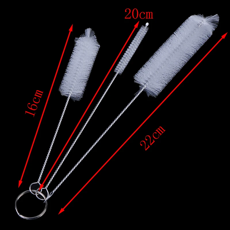 水ギセルを掃除するためのクリーニングブラシ,3個または2個のセット,シーシャ水ギセル,パイプ用のクリーニングアクセサリー