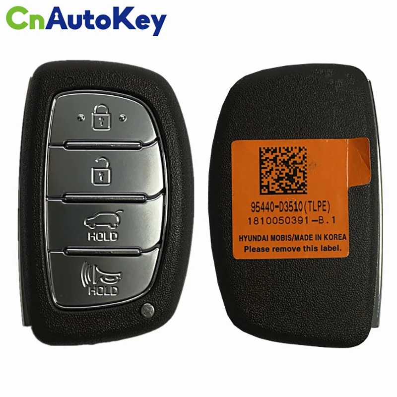 CN020143 Aftermarket 4Button For 2019-2020 Hyundai Tucson Smart Card Remote Control 433MHz Part Number 95440-D3510 TQ8-FOB-4F11