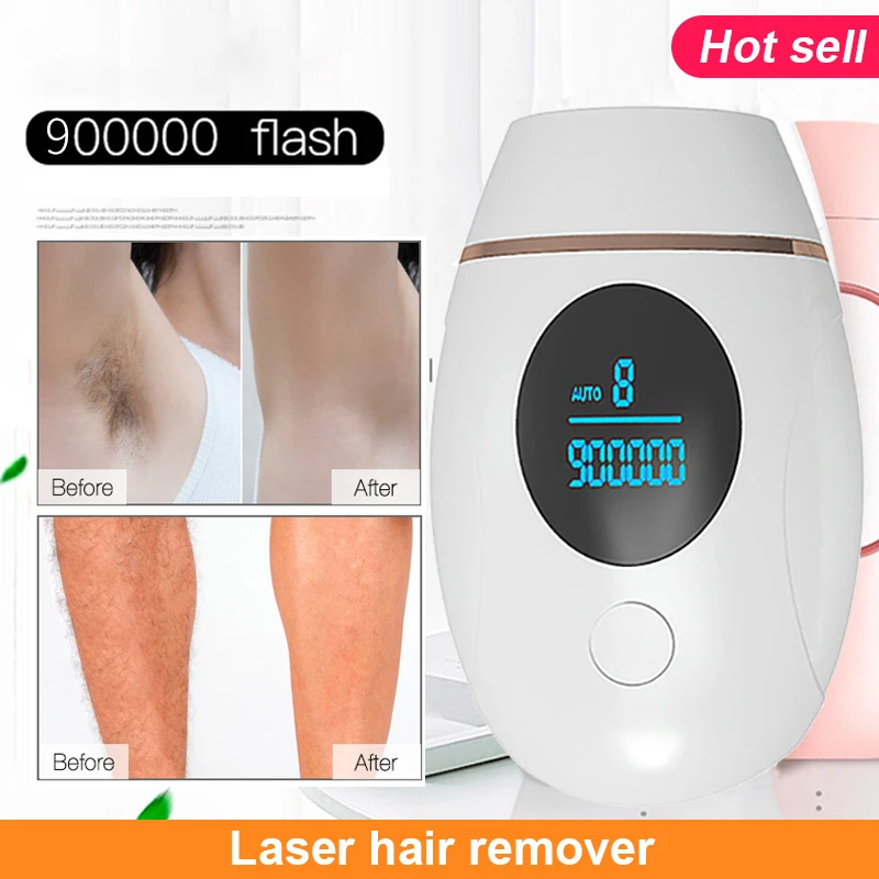 Laser Epilator 900000 Flashes Hot Sell Hair Removal Laser Permanent Epilator For Women Painless Photoepilator Facial