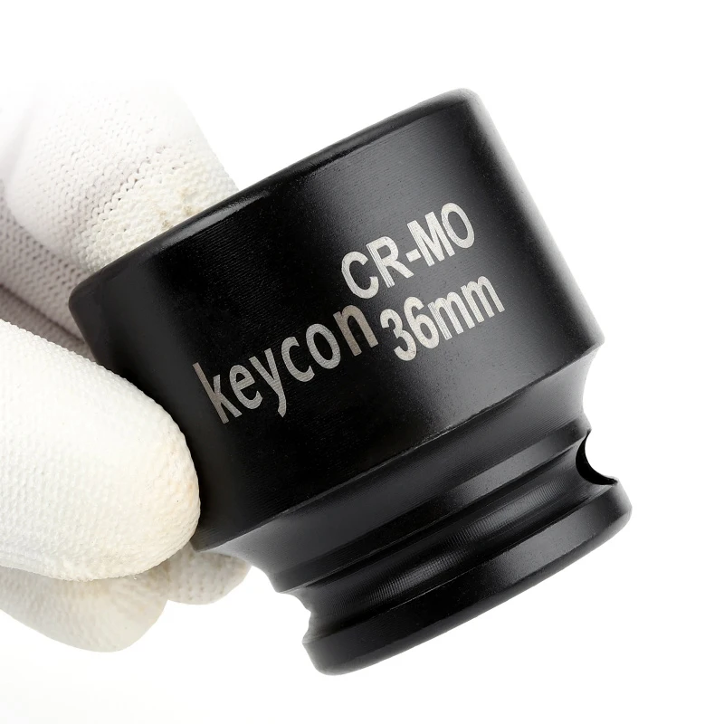 Chave de catraca de impacto para o ar, conjunto métrico de parede profunda de 1/2 "com cabeça de soquete pneumática universal para reparo de automóveis, ferramentas manuais, uma peça