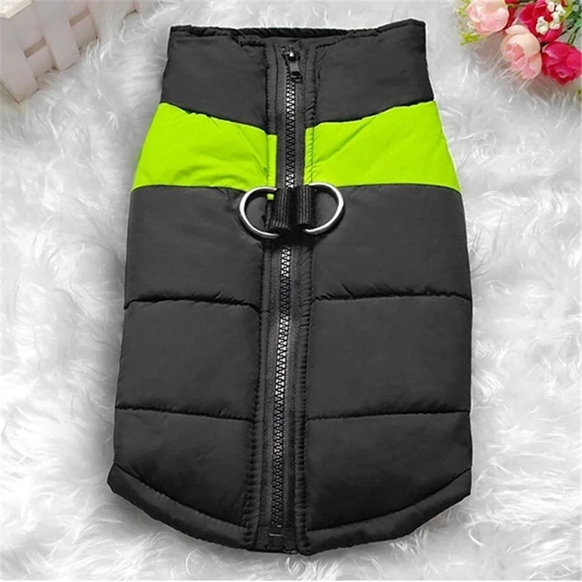 S-7XL Pet Dog Clothes Fashion Winter Thicken Warm Cotton Dog Coat Waterproof Jacket for Puppy Small Medium Large Dogs Vest