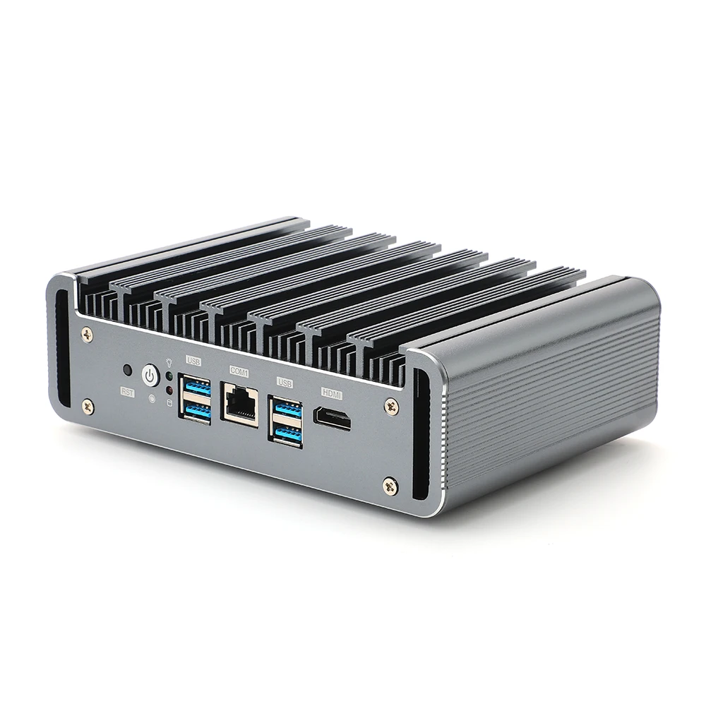 Tường Lửa Router PC HUNSN ARS36 Intel Core I3 8130U/I5 8250U Thiết Bị Mikrotik Pfsense VPN Bị Mạng 6 X I211 gigabit NicsAES-NI