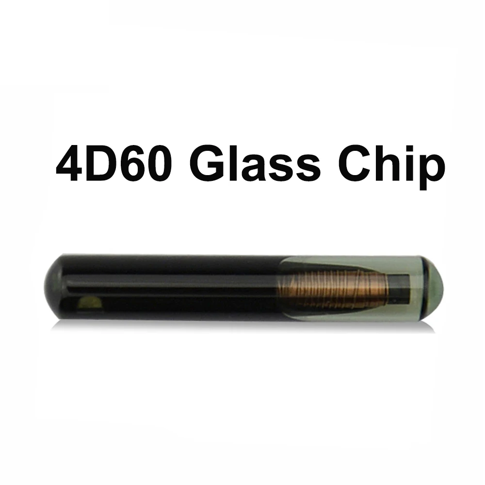 OkeyTech Original 4D60 Glassy Transponder Key Chip For Ford Connect Fiesta Focus Blank 4D 60 Transponder Auto Key Chips