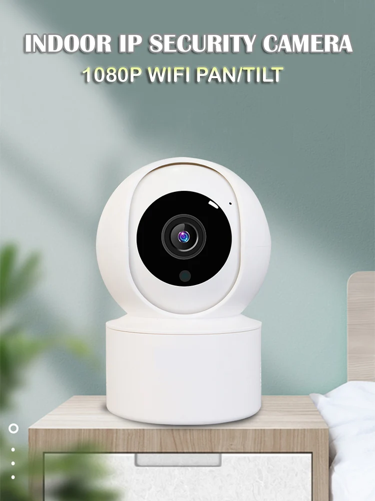 Topodome Wireless Mini WiFi 2MP1080P P2P HD SD Card Night Version CMOS Voice Intercom Video Surveillance Household IP Camera