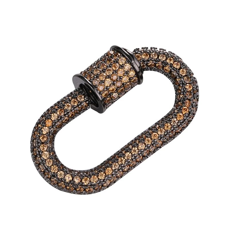 Juya DIY Neue Designer Kostüm Schmuck Machen Liefert Handgemachte Dekorative Anhänger Karabiner Verschluss Schraube Lock Verschlüsse Großhandel – Detail 6