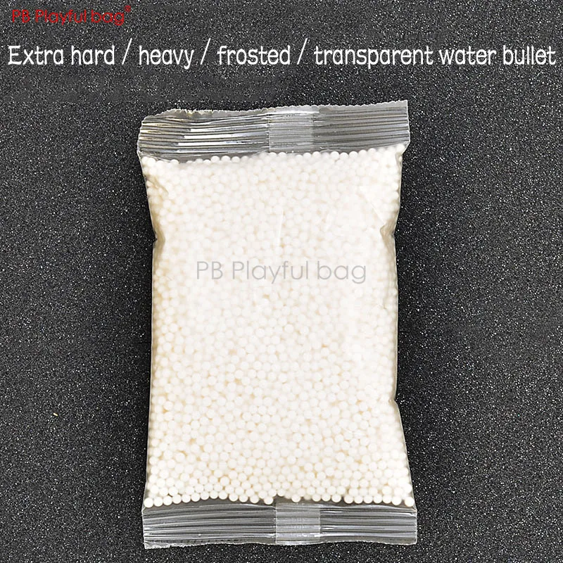 PB Playful bag Outdoor sport P1 special 7mm Frosted transparent gel ball Hardened/creamy white/heavier crystal gel ball toy