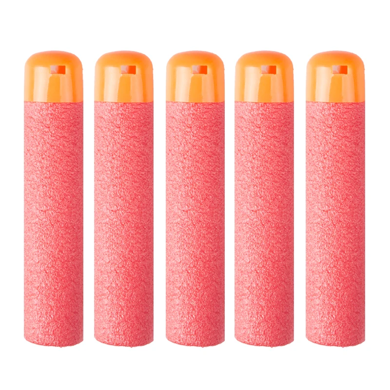 

30Pcs Mega for Nerf 9.5cm Red Sniper Rifle Darts Bullets Mega Foam Refill Darts Big Hole Head Bullets for N-Strike Mega Series