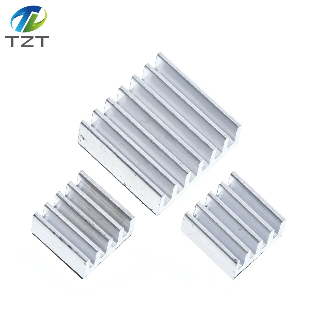 1 SET = 3 STÜCK Klebstoff Raspberry Pi Kühlkörper Kühler Reinem Aluminium Kühlkörper Set Kit Kühler Für Kühlung Raspberry Pi 2 B – Detail 2