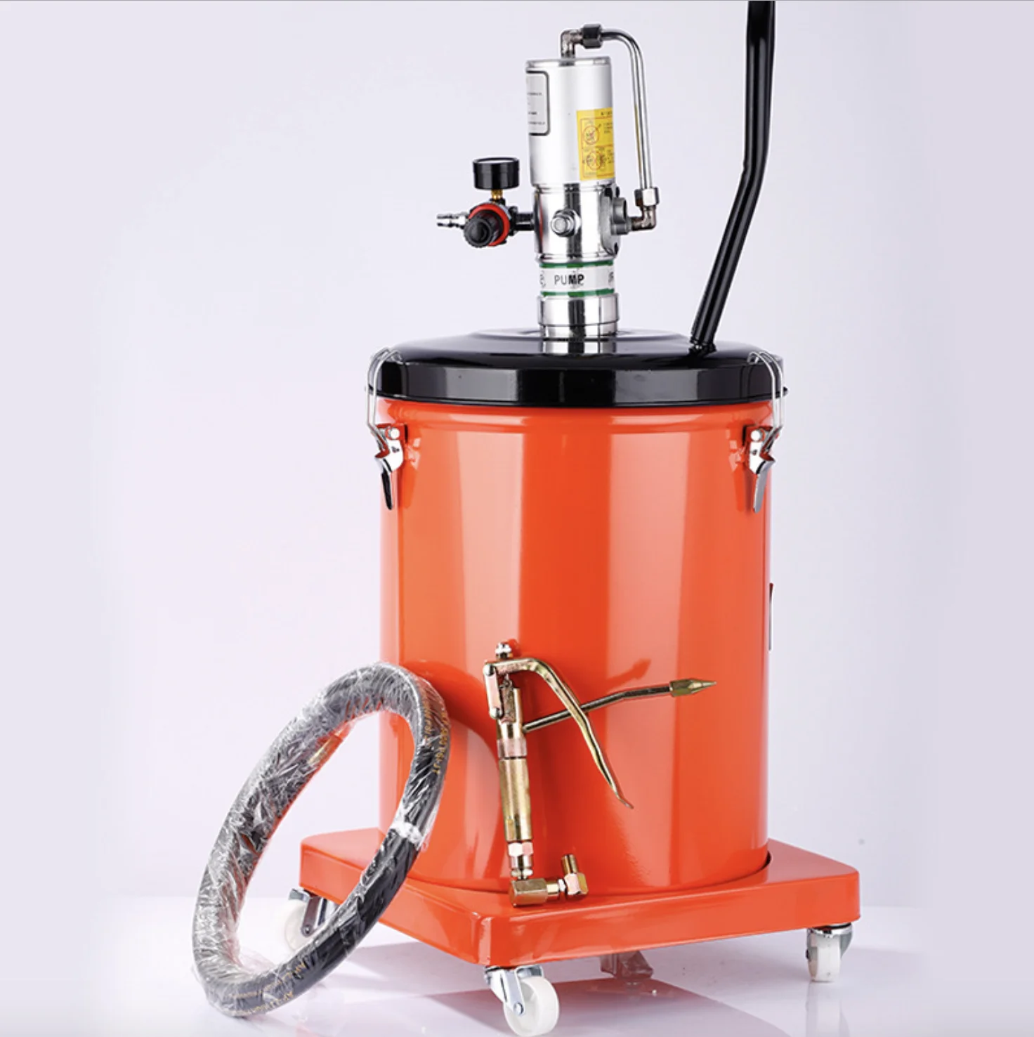 

30L Pneumatic grease gun high-pressure oiler with butter pump refilling steam auto full automatic small pneumatic butter machine