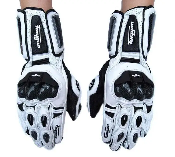 Motorhandschoenen Afs6 Afs10 Afs18 Beveiliging Winddicht Motocross Wanten Touchscreen Heren Lederen Motorhandschoen