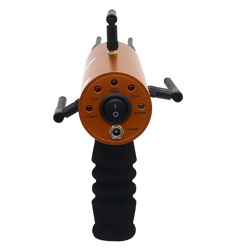 Maxgeek AKS with Six Antennas Handheld Type Long Range Hunt Metal Searcher High Sensitivity Gold Metal Detector Gems Finder