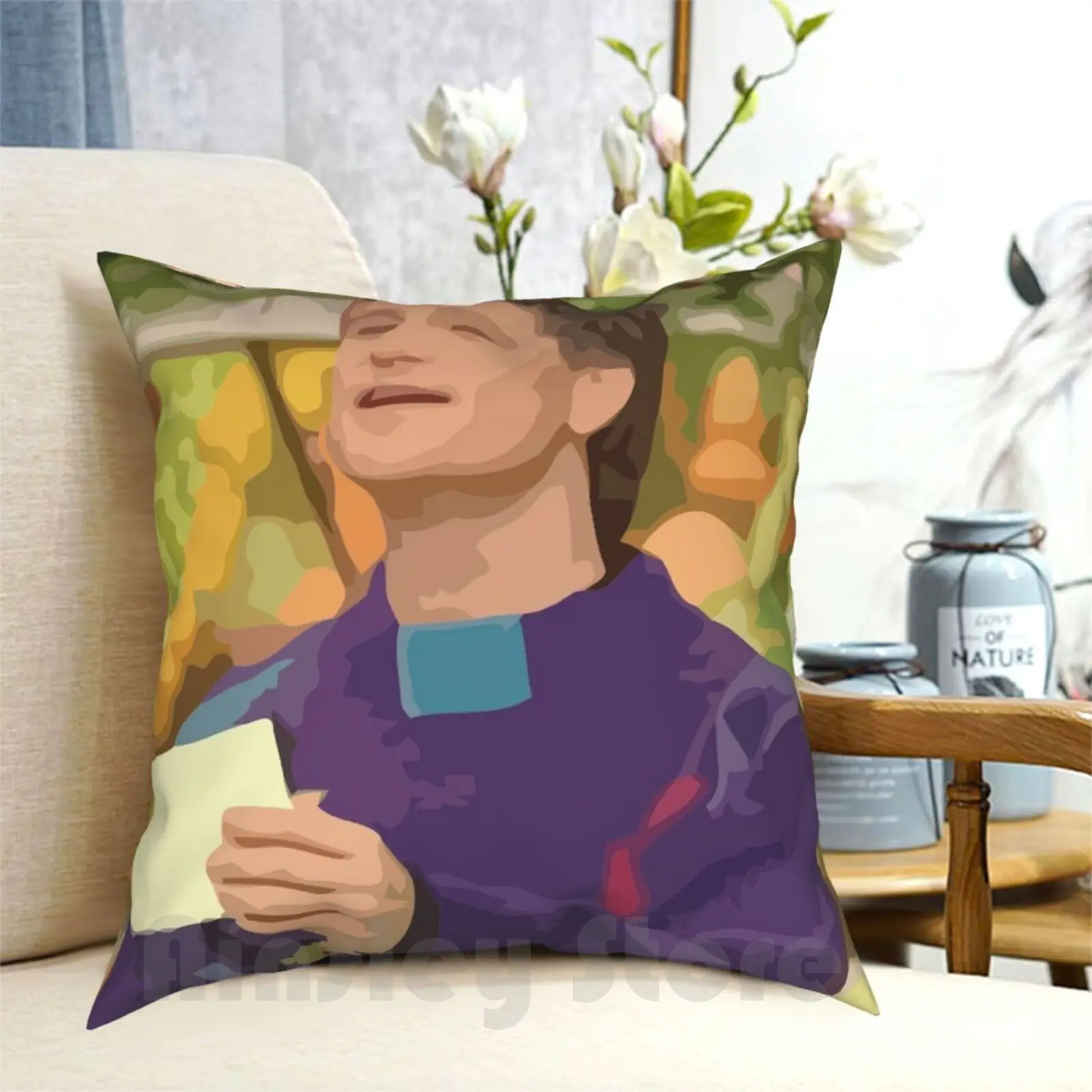 Supermarket Sweep Host Pillow Case Printed Home Soft Throw Pillow Supermarket Sweep David Ruprecht Host Sweater Gameshow