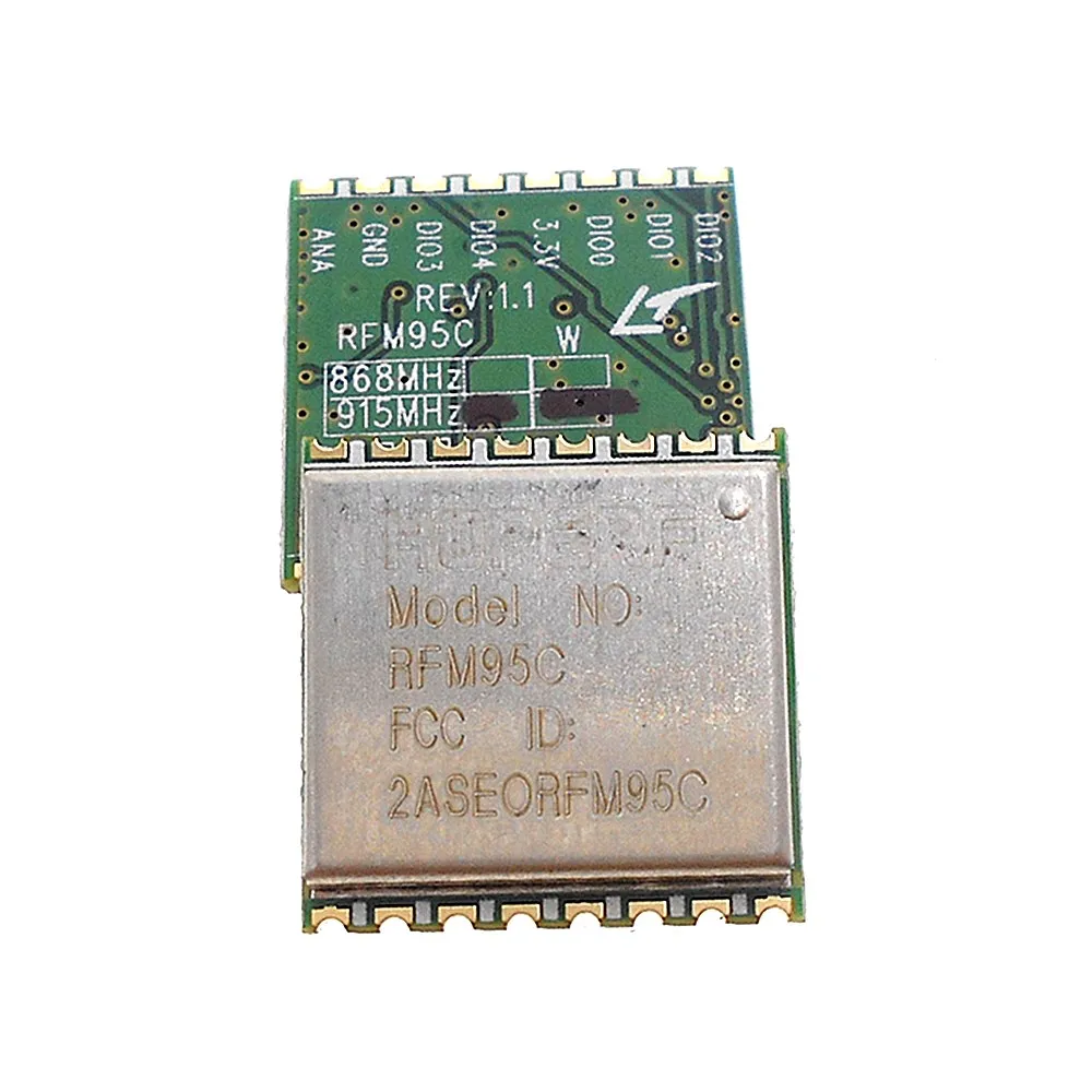 RFM95C RFM95 RF 수신 모듈 LoRa / FSK 초저전력 소비 868MHZ / 915MHZ 통과 FCC 인증, 1 개입