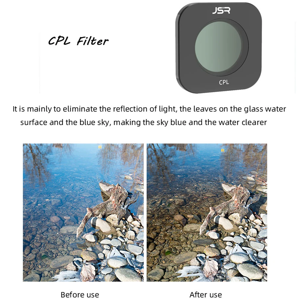 Handel Gimbal اكسسوارات تصفية NDPL8/16/32/64 محايد الكثافة القطبية CPL MCUV مرشحات ل FEIYU 2S جيب 3/4/6/8 قطعة مجموعة فاي يو