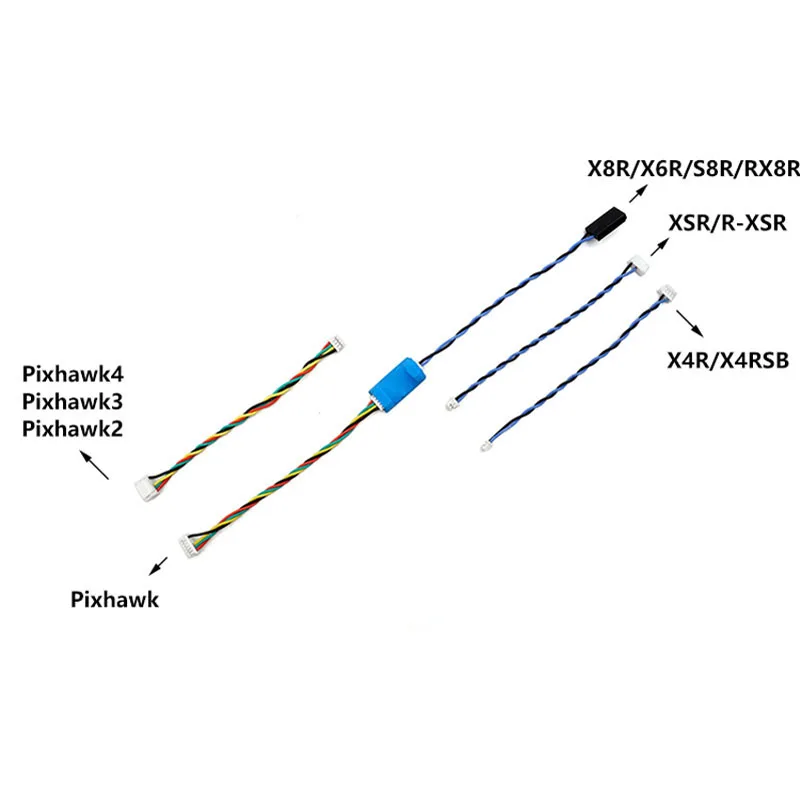 Convertitore di telemetria cavo linea cavo Pixhawk a Horus per FrSky Yaapu X10S X12S Taranis X9DP QX7/X7S ricevitore Smart Port X8R X4R