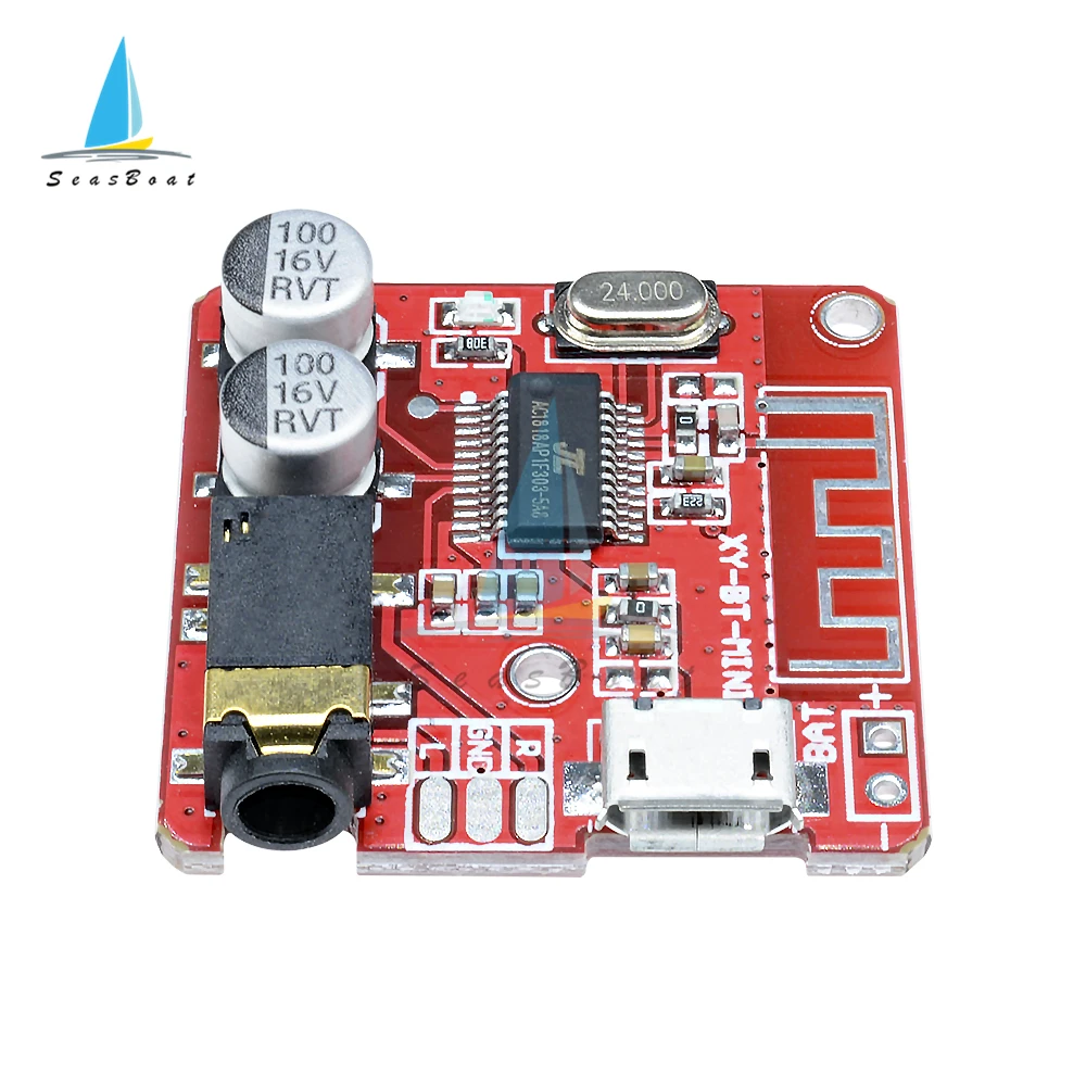 3.7-5V Bluetooth Audio Receiver Board Bluetooth 4.1 5.0 MP3 Lossless Decoder Board Wireless Stereo Music Module