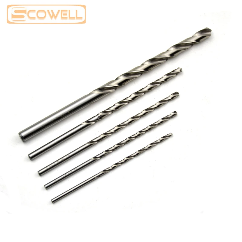 35% OFF FREE SHIPPING Mixed 40pcs HSS M2 Txtra Long Drill Twist drill bit set with 3mm,4mm,5mm,6mm drill bits for metal wood