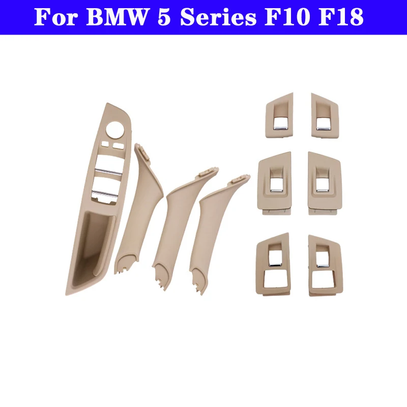 

For BMW 5 Series F10 F18 520 523 525 528 530 Left Hand Driver Side Inside Door Pull Handle Panel Armrest Replacement 7 sets