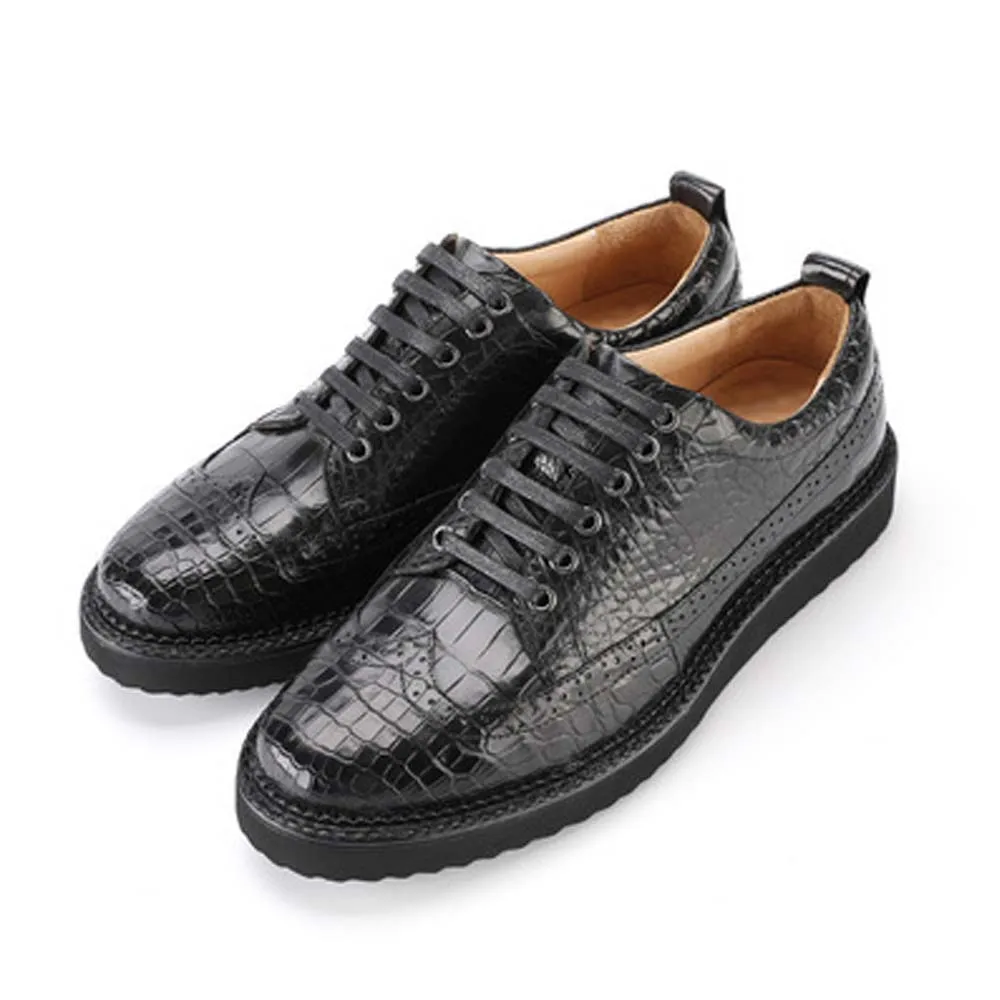 

baoduli 2023 new crocodile Men shoes male board shoes fashion trend Casual shoes male