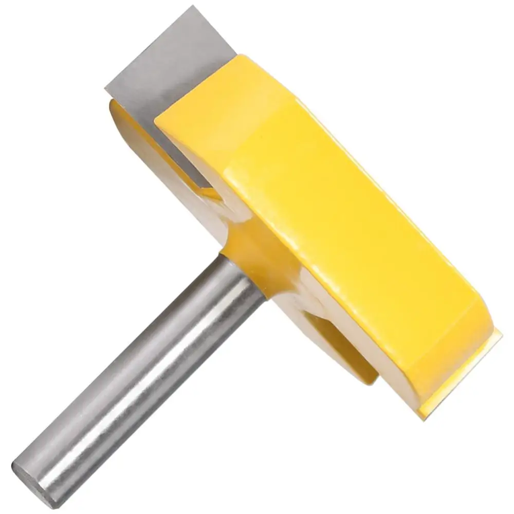 8mm Shank Cleaning Bottom Router Bits Cutting Diameter for Surface Planing Trimming Milling Cutter Wood