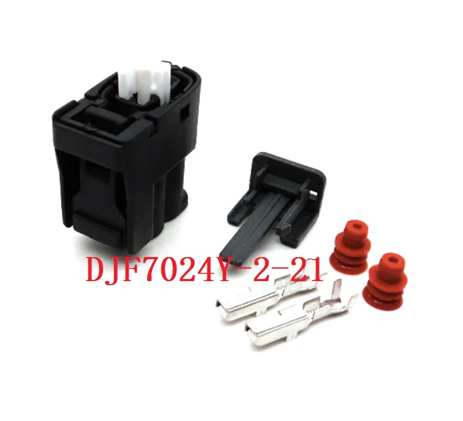 200 Sets 2 Pin Female Injector Auto Connector For Toyota 2JZ-GE Matrix Lexus SC300 Hyundai Mazda RX7 S6 90980-11246 7283-8226-30