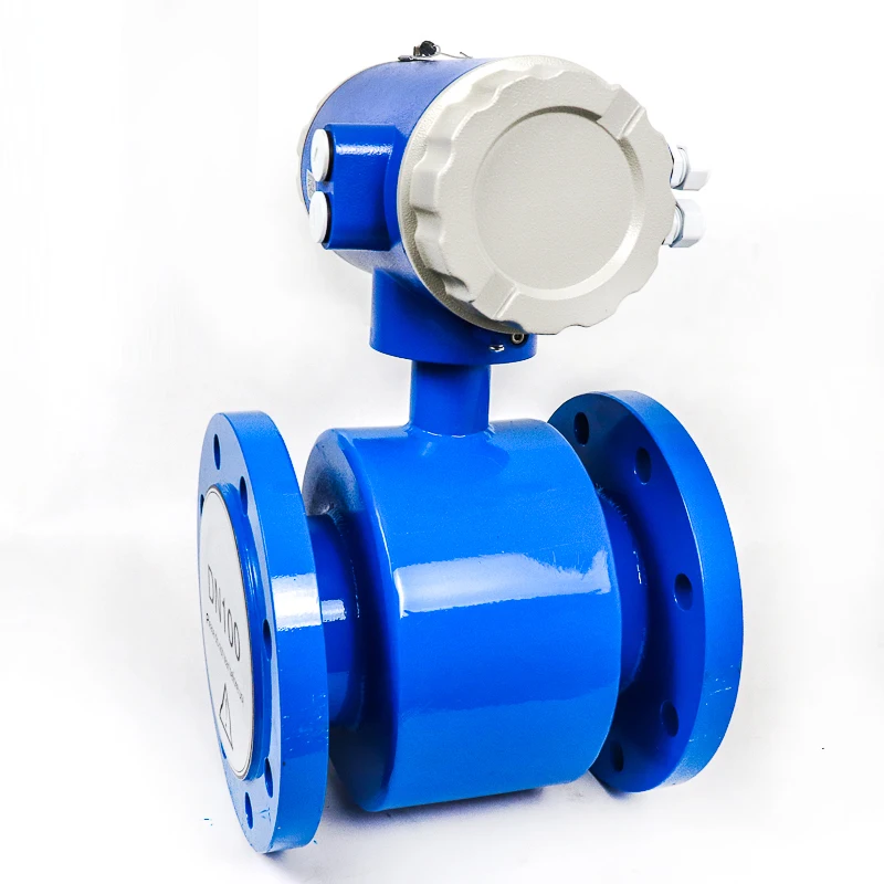 0.5% High Accuracy DN80 DN100 DN125 Waste Water Slurry Smart Electromagnetic Flow Meter Flange Connection 4-20mA RS485