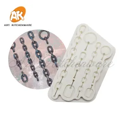 New Arrival Chains Shape Silicone Mould Cake Mold Cake Decorating Fondant Tools Chocolate Mould Cake Tool