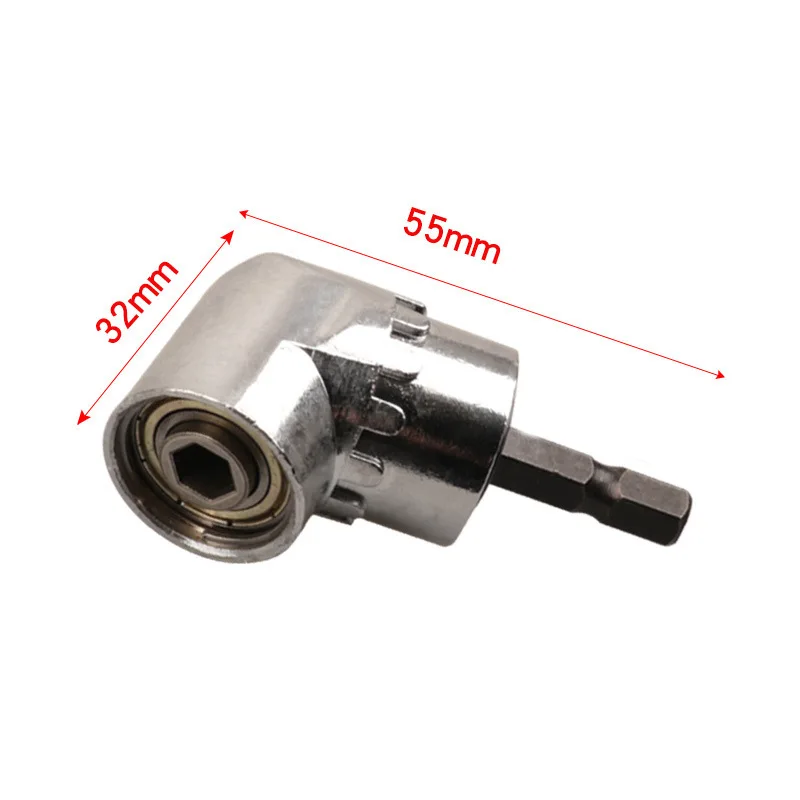 Angolo di 105 gradi Set di Cacciaviti Punte Ugelli Angolo di Adattatore del Supporto Regolabile Screw Driver Tool 1/4 "Pollici Magnetica Testa Ad Angolo
