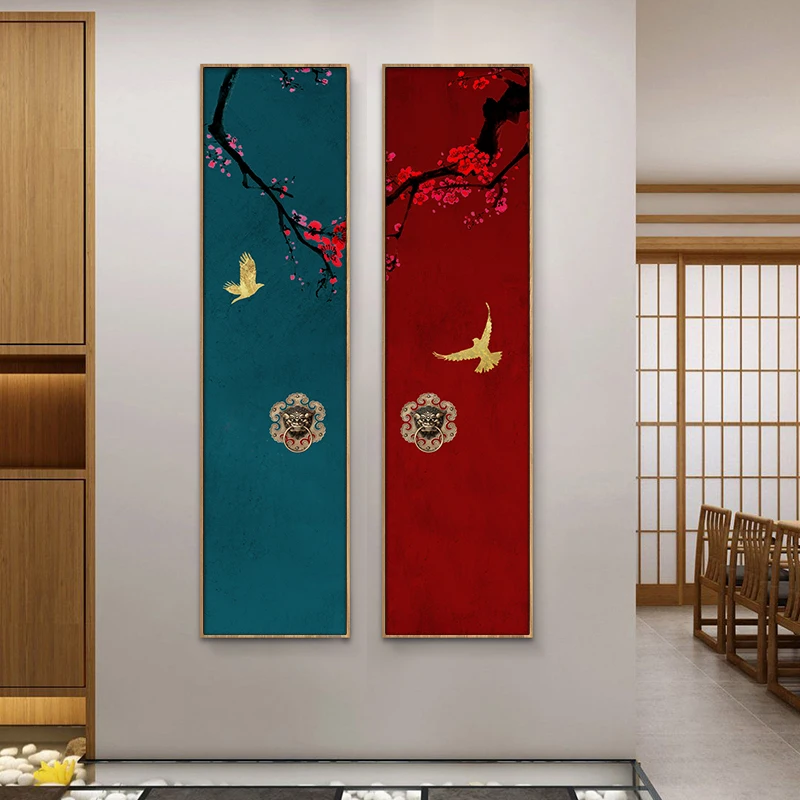 Japanese Wall Art Chinese Landscape Poster Print Abstract Canvas Painting Picture Aesthetic Home Decoration Wall Posters