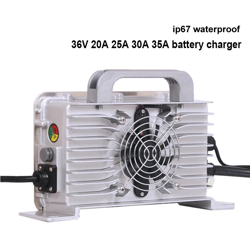 IP67 waterproof 36V 30A 35A 42V 30A 20A 25A Charger 43.8v 12S for lithium ion battery lifepo4 LTO li ion lipo battery