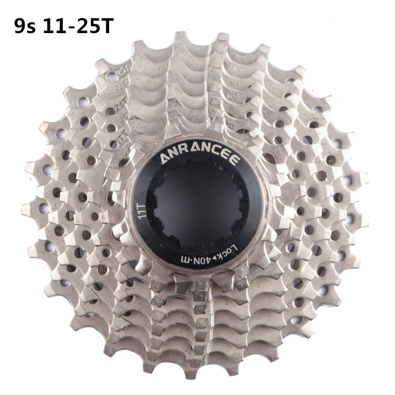 ANRANCEE Cassette Bike Bicycle Flywheel 8 9 Speed Sprocket For MTB Road Bike 28/32/36/40/42/46/50T Cassette Bicycle Accessories