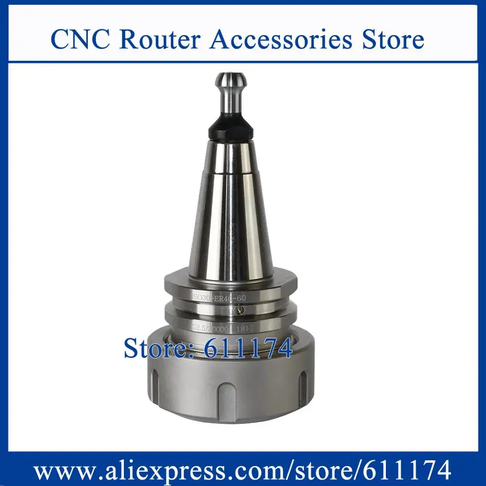 ATC Spindle tool handle ISO30-ER40 tool holder ISO30-ER40-60L Collet Chuck Holder