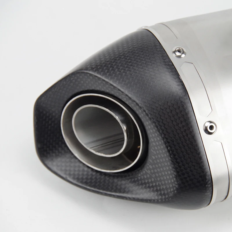 S1000RR Slip-On Exhaust Muffler 60mm/65mm Inlet Motocross Escape DB Killer Laser for BMW S1000RR 2010-2014 S1000R 2010-2016