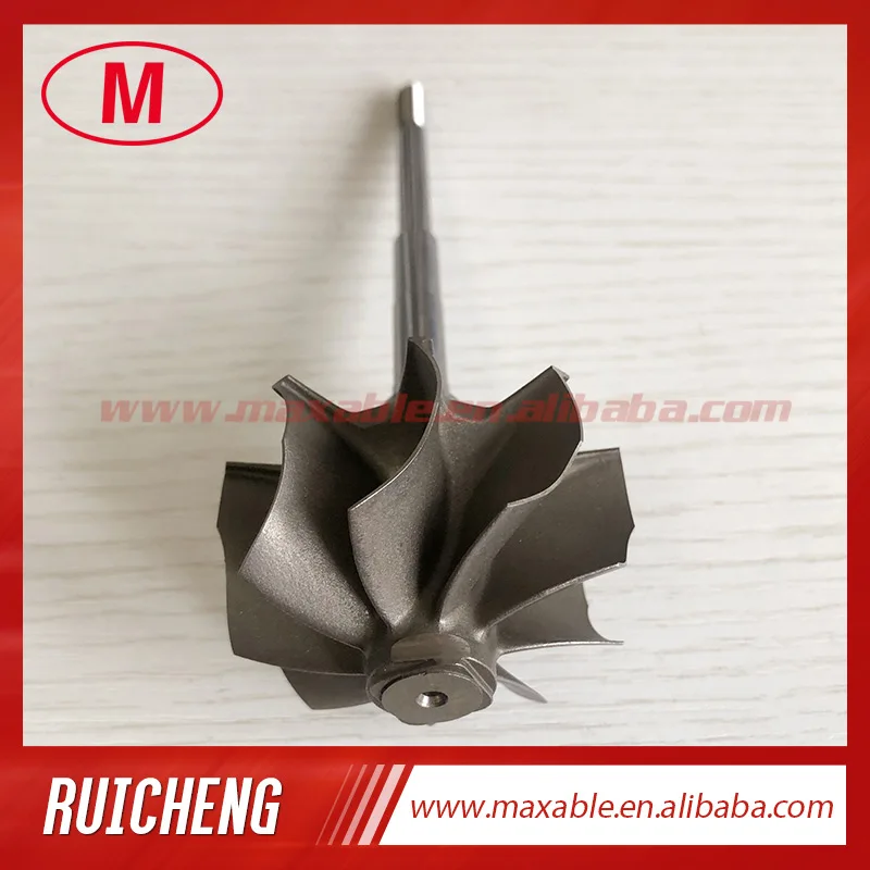 G25-550 G25-660 reverse 53.85/49.36mm 9 Blades turbine shaft wheel/turbo wheel