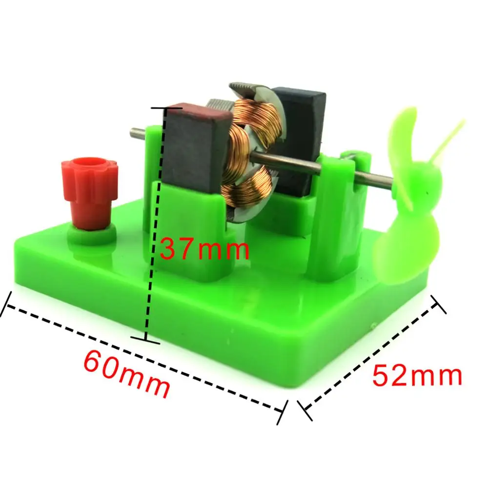 Diy dc motor elétrico modelo de física experimento aids crianças estudantes educacionais brinquedo da escola física ciência estudante brinquedo