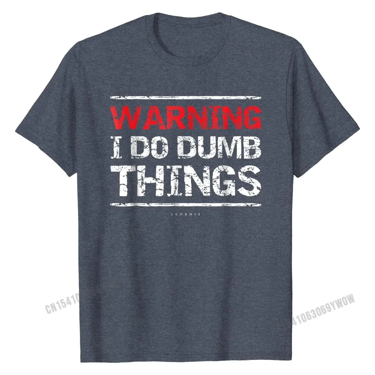 Warning I Do Dumb Things T Shirt. Funny Shirts. Men's Fashionable Custom Tops Tees Cotton T Shirts Group