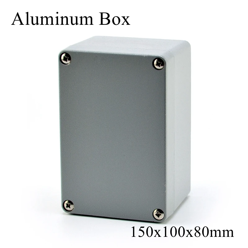 

FA29 150x100x80mm IP65 Waterproof Aluminum Junction Box Electronic Terminal Sealed Diecast Metal Enclosure Case Connector