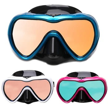 Maschera subacquea professionale e snorkels Occhiali antiappannamento Occhiali Immersione Nuoto Tubo di respiro facile Attrezzatura per il nuoto Migliore