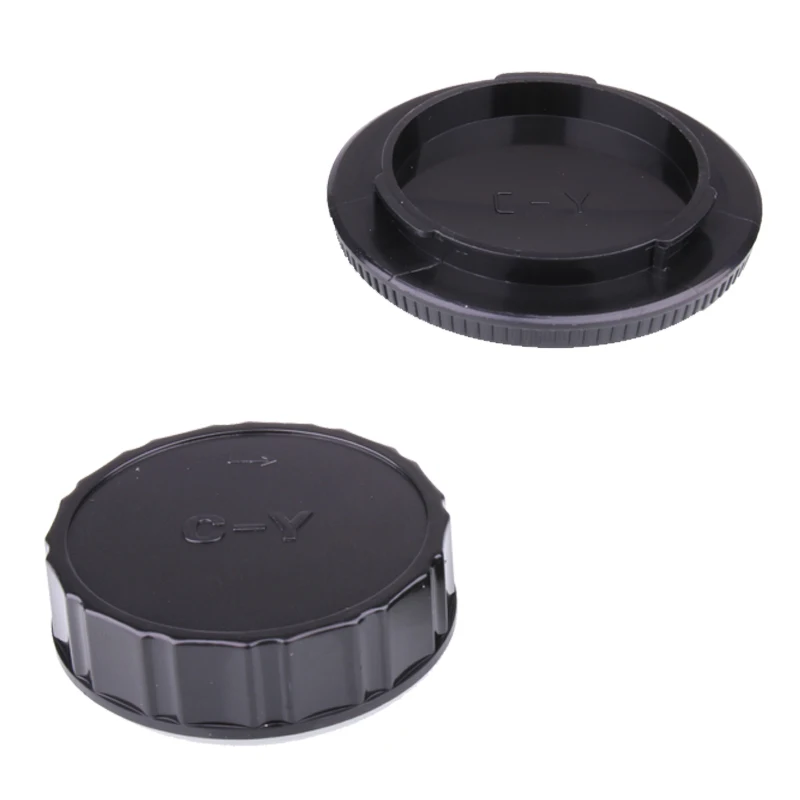 Camera Body Cap + Rear Lens Cap for Contax Yashica C/Y CY C-Y Mount DSLR SLR