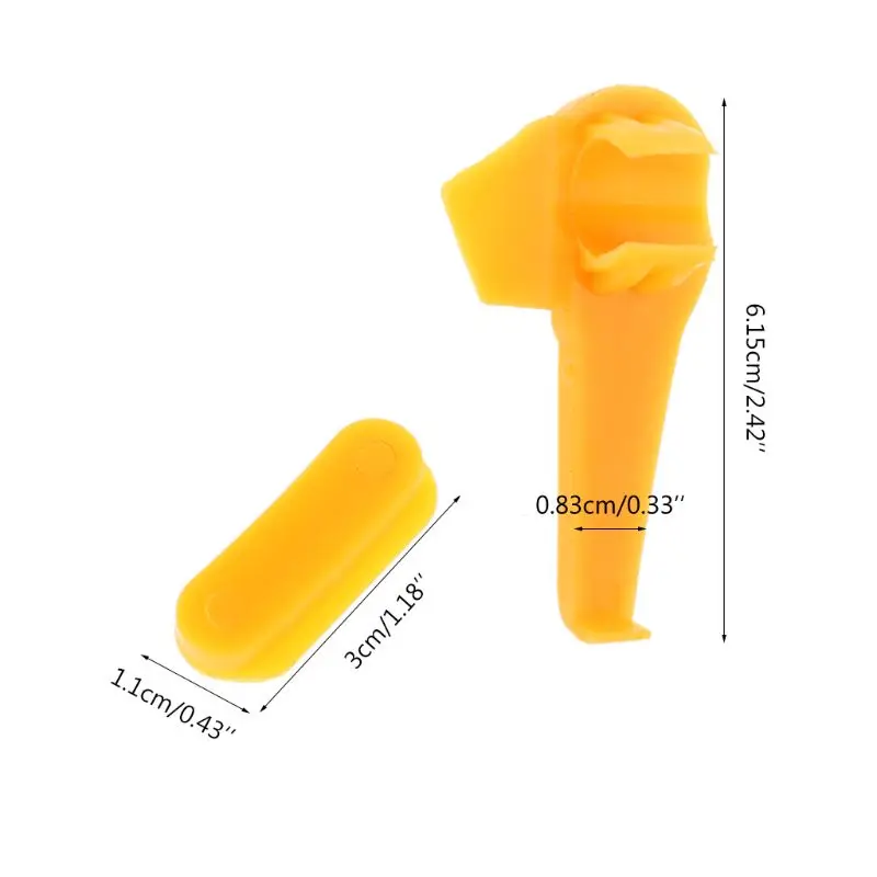 Car Tire Repair Tool Tyre Changer Tire Changer Accessories Universal Opening Yellow Head Duck Insert Rim Protector 12pcs