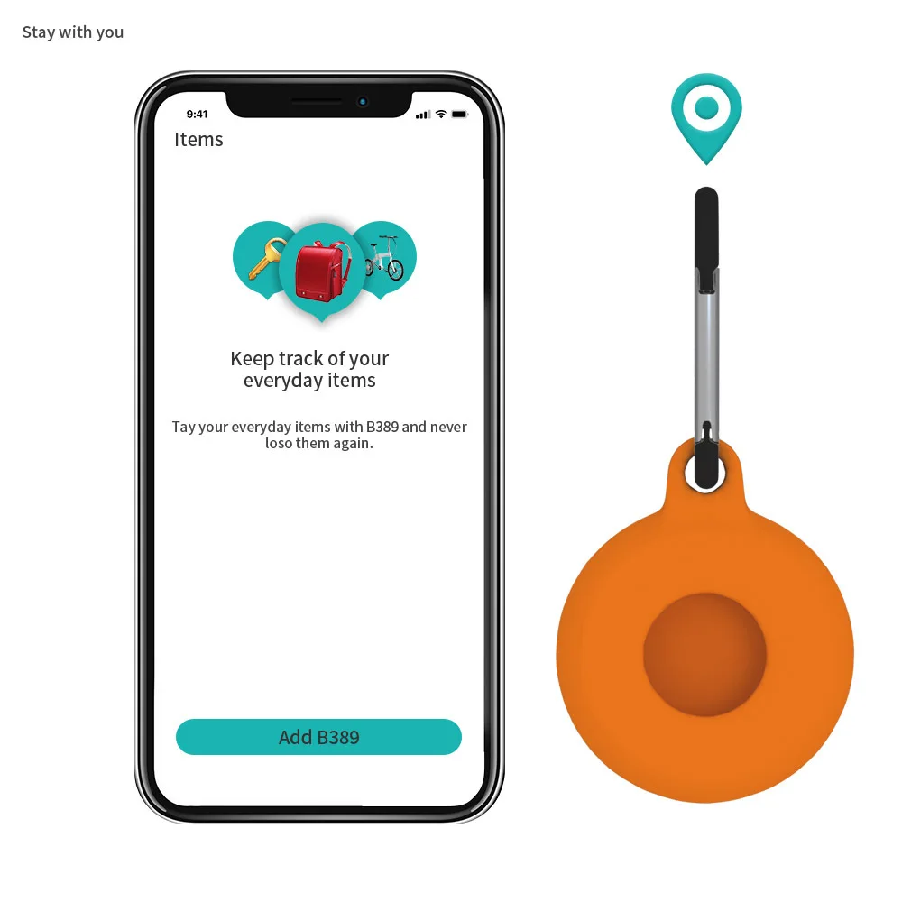 Étui de protection antichoc pour Apple AirTags, boucle de traceur pour traceur Apple dispositif Anti-perte, porte-clés de protection