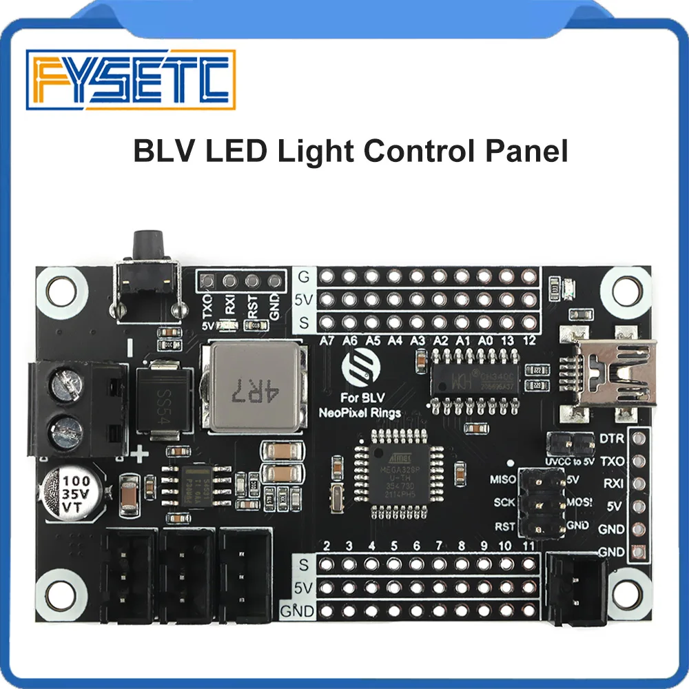 

FYSETC BLV LED Light Control Panel Arduino mini pro module For BLV MGN Cube 3d printer