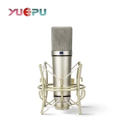 YUEPU Metal Shell Capacitive Recording Microphone for Laptop Windows Cardioid Studio, Vocal Music Link Sound Cards or Mixers