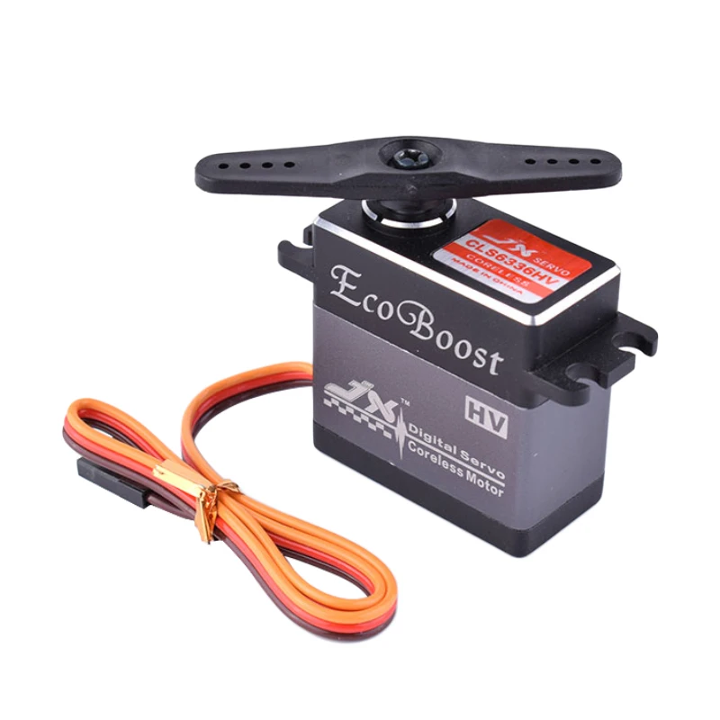 JX CLS6336HV 35KG 7.4V High Voltage Large Torque Metal Gear Digital Coreless Servo for 1/8 RC Car & 2000mm Fixed-Wing Aircraft