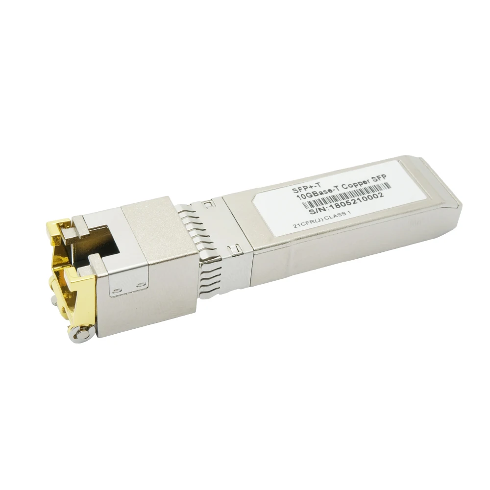 10G Sfp + Naar RJ45 moduł Koper 10Gb Sfp moduł RJ45 Sfp Sfp +-T 10GBase-T Koper sfp 80M dla Cisco Mikrotik tp-link d-link
