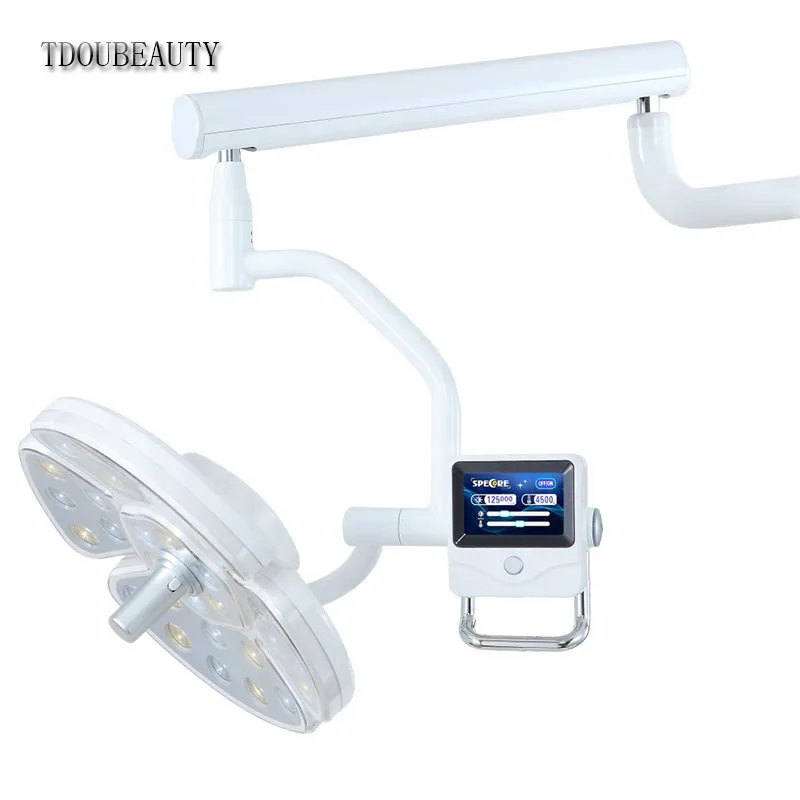 TDOUBEAUTY Double Head LED Light ทางการแพทย์เงาอัตรากำไรจาก Theatre สำหรับทันตกรรมหน่วย64หลอดไฟ (90V-240V)