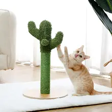 Cute Cactus Cat Tree Toy with Ball and Scratching Post #5