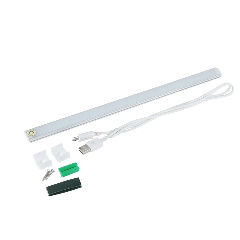 Under Cabinet LED Light Bar Ultra Slim Dimmable Cool-Touch Design USB Charging Interface Great for Kitchen Counter Sale